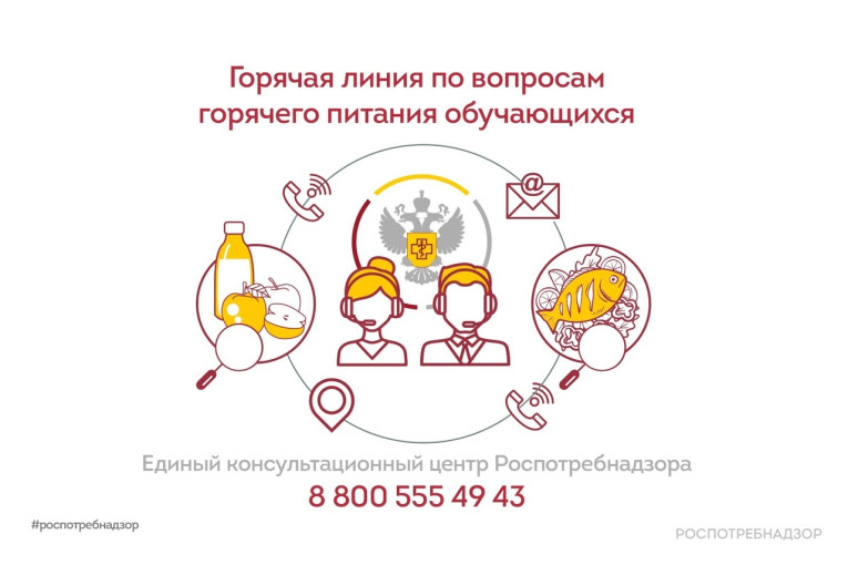 Роспотребнадзор запускает горячую линию, посвященную вопросам организации горячего питания обучающихся Роспотребнадзор запускает горячую линию, посвященную вопросам организации горячего питания обучающихся.